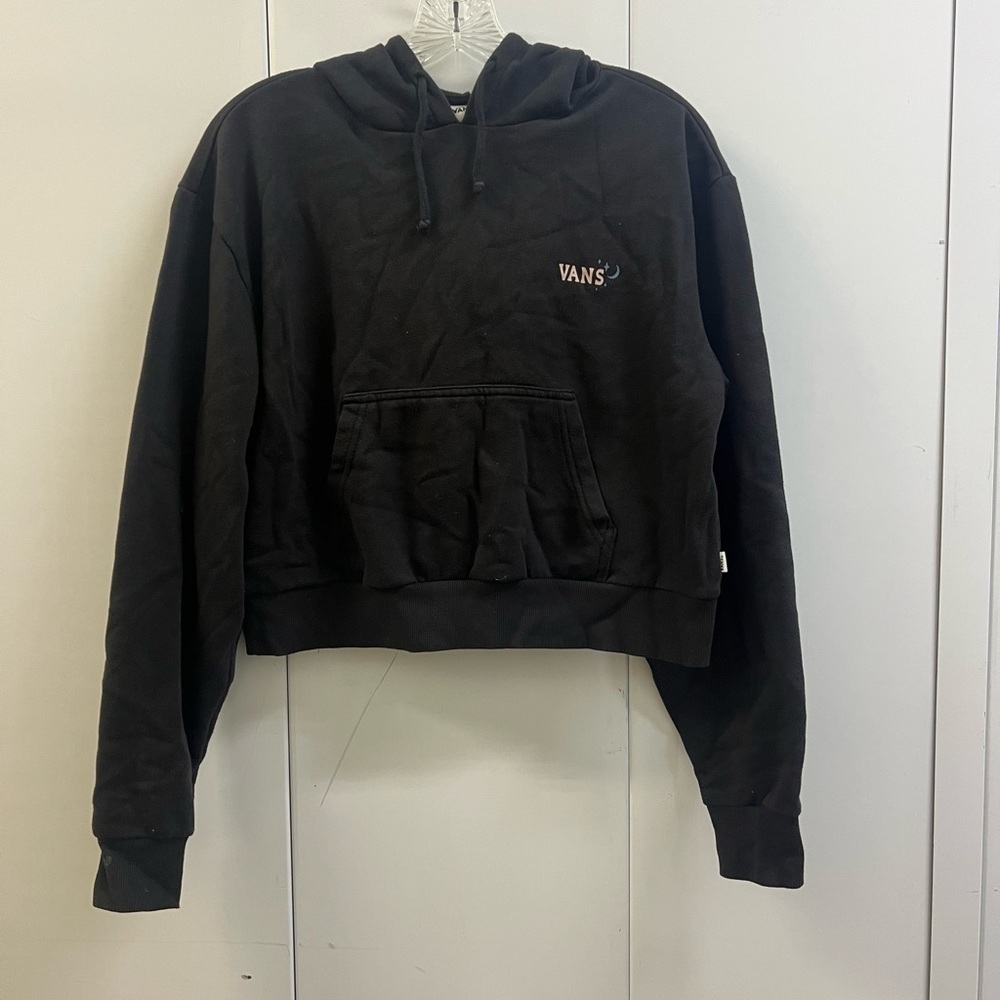 Excellent Condition Vans Off the Wall Cropped Pullover Hoodie